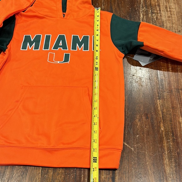 Miami Hurricanes Pullover Hoodie, sz M (12-14yrs) - Picture 4 of 6